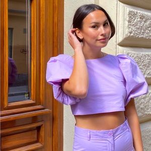 **BNWT ** Djerf Avenue Cotton Candy Top